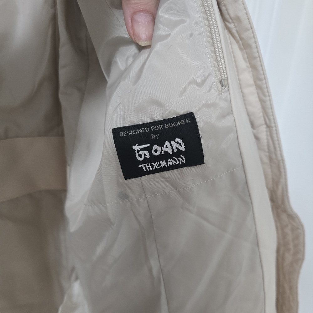 Bogner Goan Thylmann cream puffer down jacket size M - Picture 12 of 16